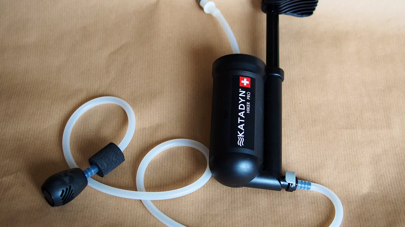 Portable backcountry water filter